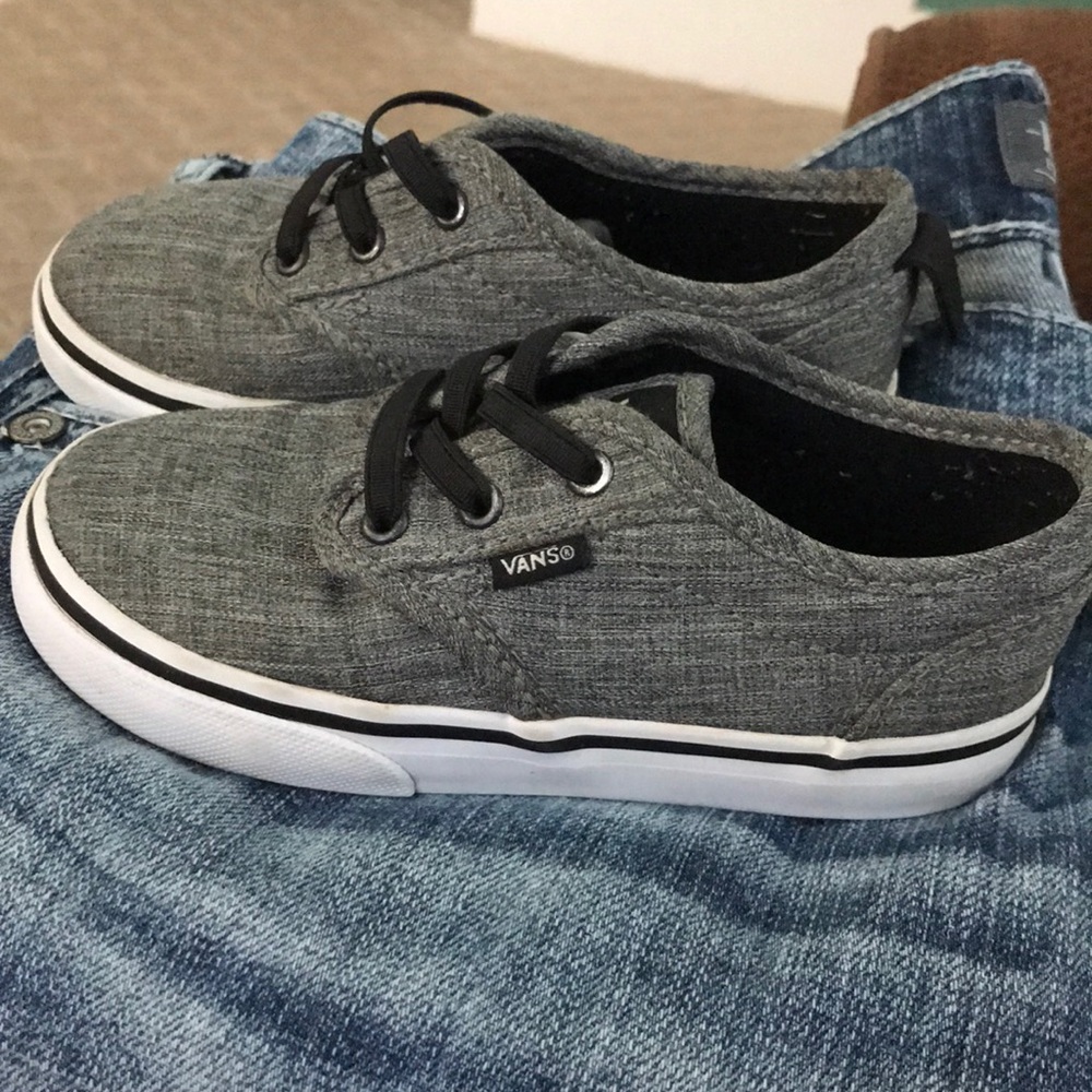 Kids grey vans